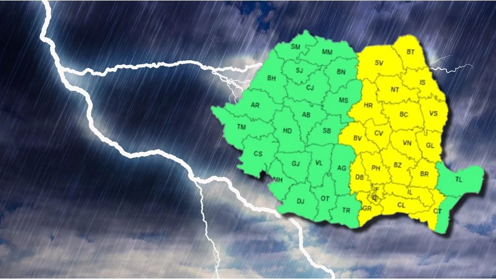 Vreme instabilă în weekend. Ploi, furtuni și grindină, dar și ore însorite. Vezi prognoza COMPLETĂ