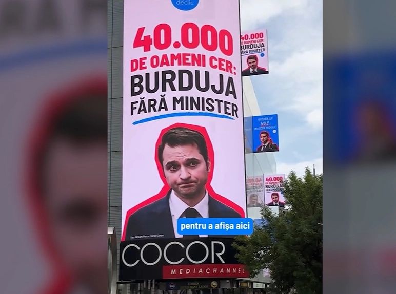 Românii nu-l mai vor pe Burduja. Petiție cu zeci de mii de semnături