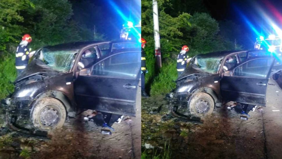 Accident tragic în Bistrița-Năsăud. Un tânăr de 19 ani a murit, iar alți doi au fost grav răniți