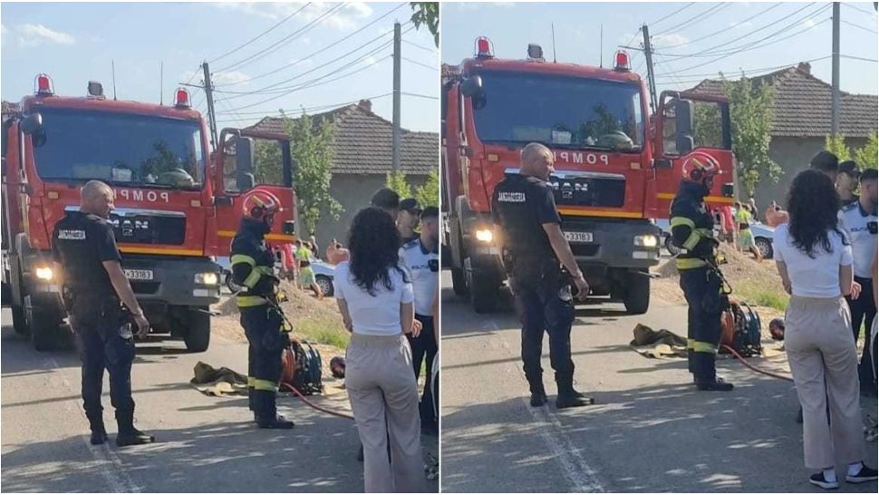 Accident grav în Bihor. Doi adolescenți, transportați la spital în urma impactului dintre o motocicletă și două mașini 