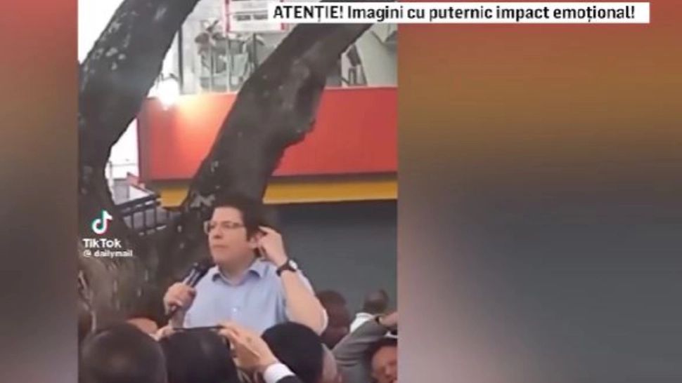 Scene șocante în campanie! Candidat, împușcat în timpul discursului