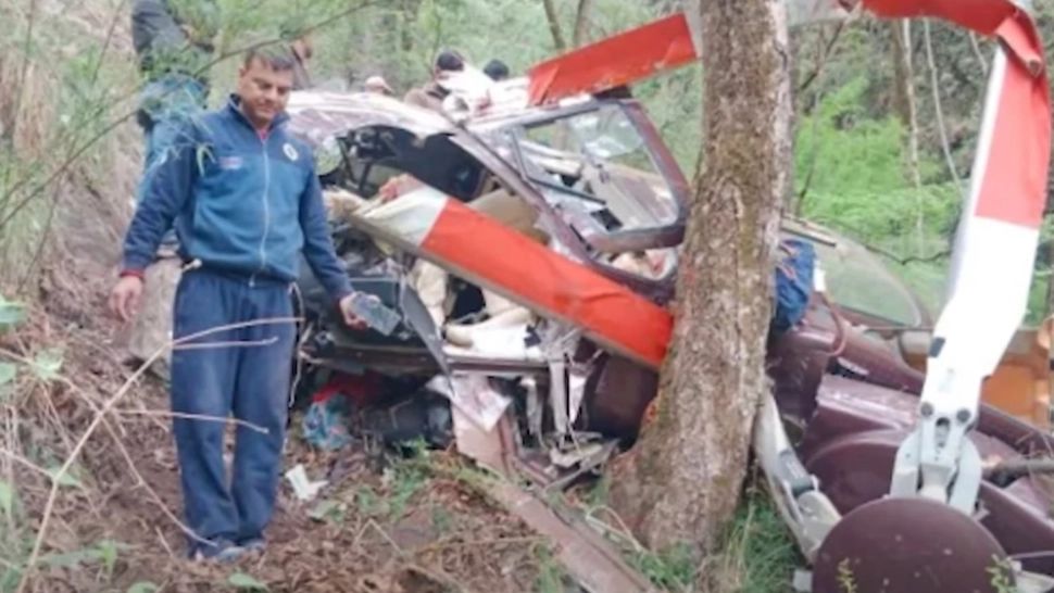 Un nou dezastru aviatic în India. Un elicopter s-a prăbușit în munți. Toți pasagerii au murit | VIDEO
