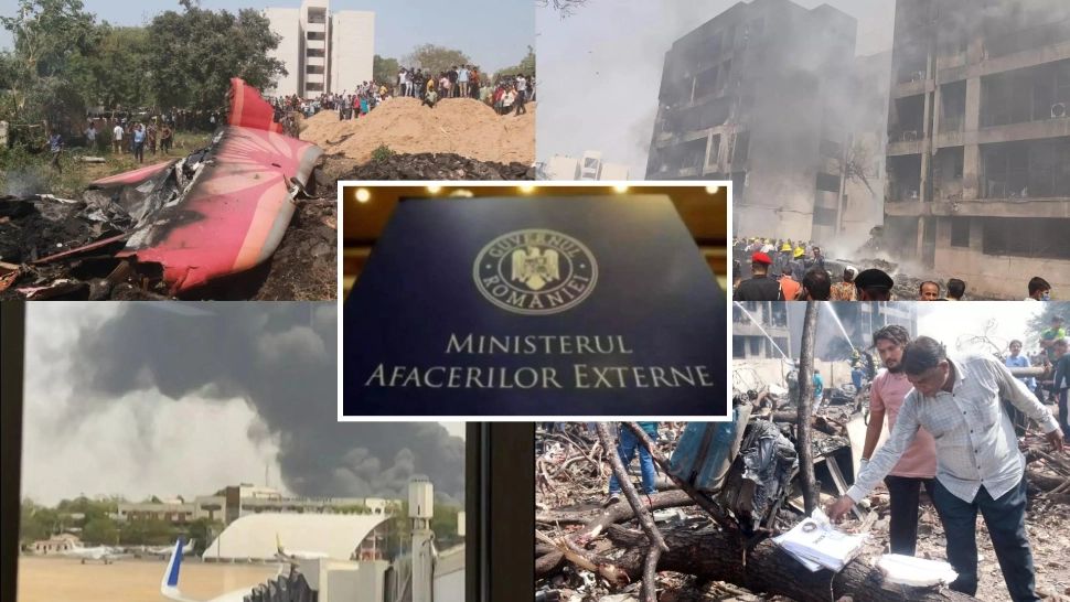 MAE, anunț de ultimă oră despre tragedia aviatică din India: ”Nu sunt cetățeni români printre victime”