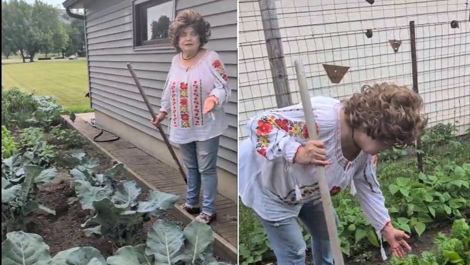 Saveta Bogdan le arată americanilor cum se cultivă legumele pentru a avea gust - VIDEO