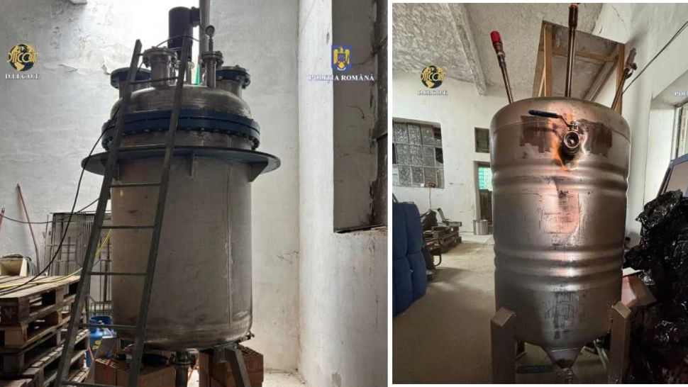 O adevărată uzină de droguri sintetice, descoperită de DIICOT în județul Brașov