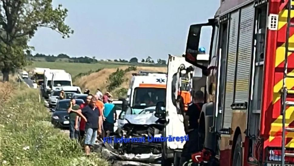 Grav accident de circulație în Galați! Șase victime, printre care 2 copii