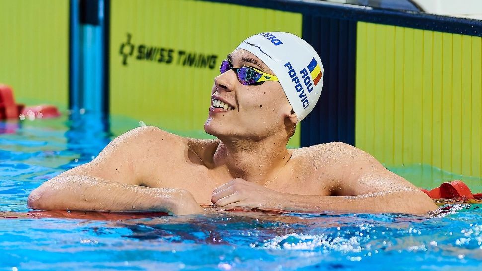 Ce sumă de bani primește David Popovici pentru performanța de la Singapore? Sportivul - din nou campion mondial la 200 m liber