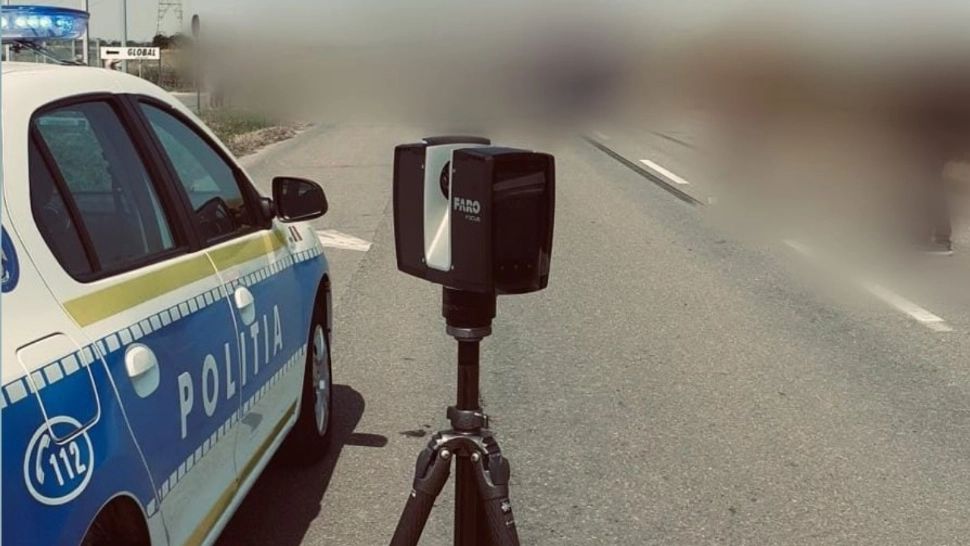 Aparatul 3D cu care polițiștii români pot recrea virtual circumstanțele tragediilor rutiere - FOTO