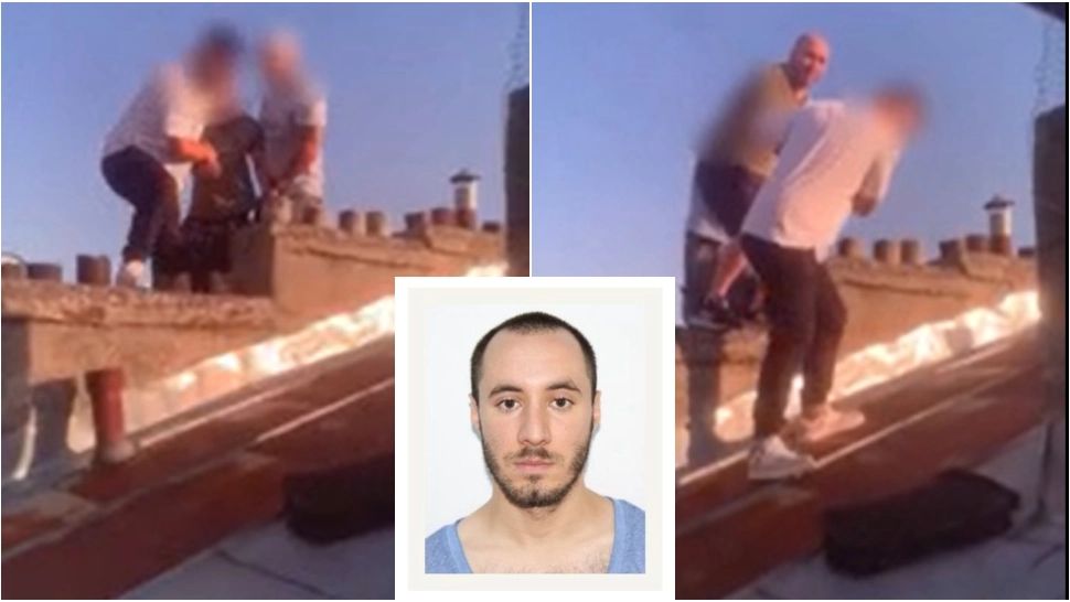 Bărbat condamnat la 8 ani de închisoare pentru viol, prins pe acoperişul unei clădiri din București. Victima sa era minoră