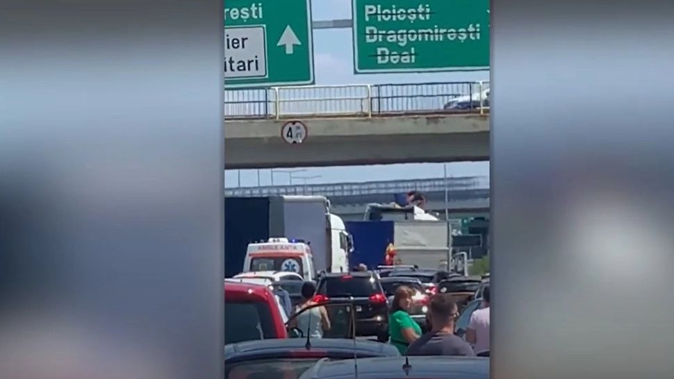 Camionagii și agricultorii din toată țara vin la cel mai mare protest împotriva guvernului Bolojan VIDEO
