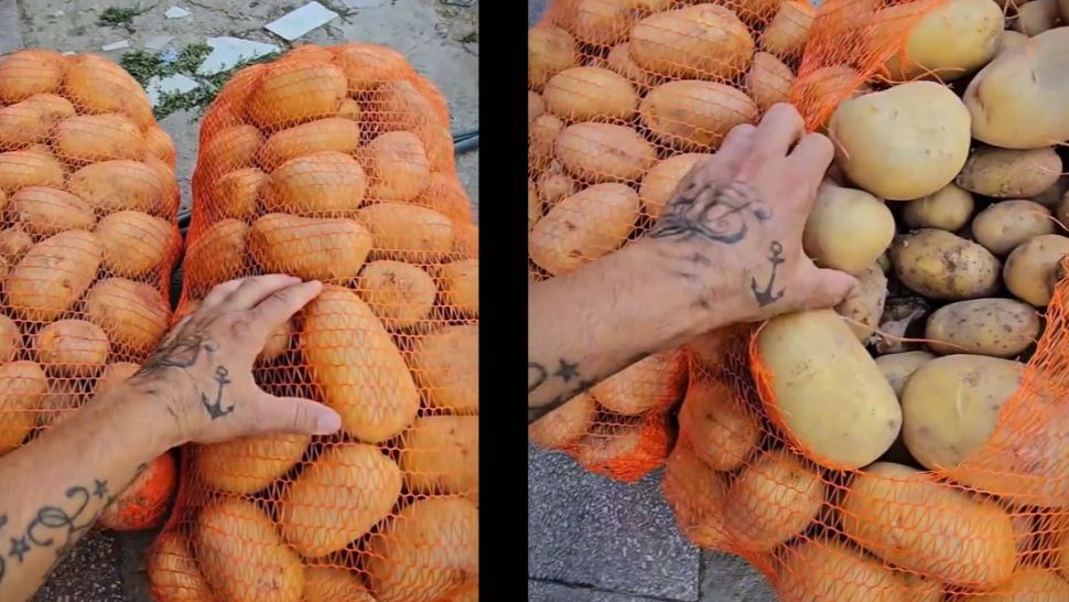 Cum te păcălesc comercianții cu sacii de cartofi. Metoda „burlăneală”, explicată pe îndelete 