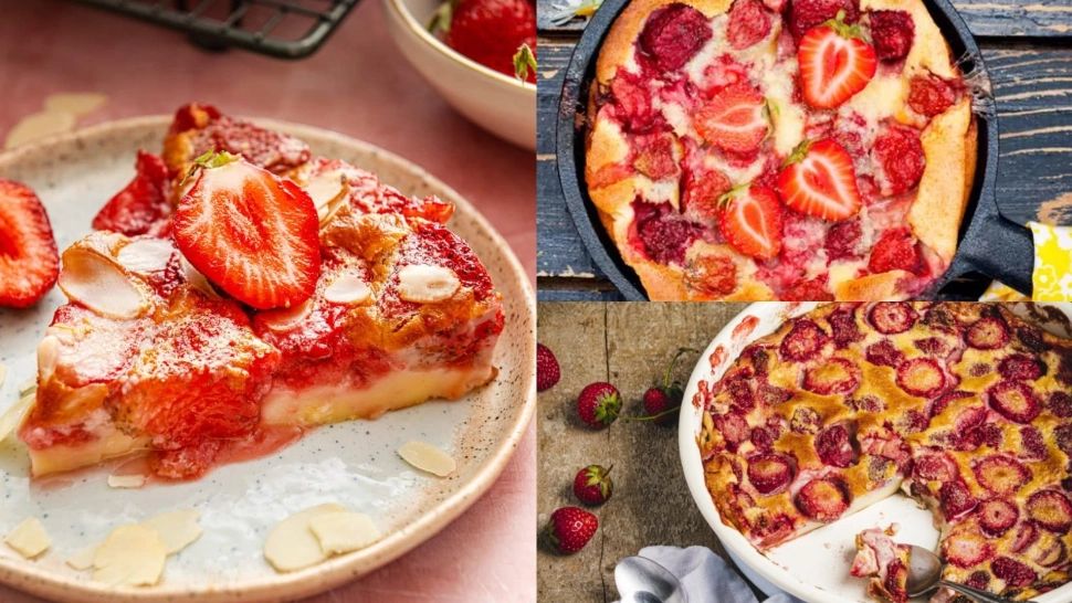 Rețetă de clafoutis cu căpșuni. Un desert savuros și aromat pe care trebuie să îl încerci vara aceasta 