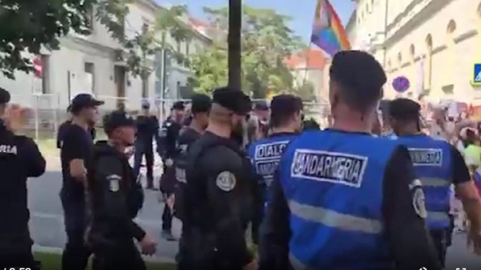 Violențe la marșul LGBT. Jandarmii au intervenit