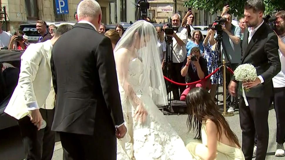 Nuntă de poveste pentru Kira Hagi: meniu extravagant și cadouri regale pentru fiica „Regelui” fotbalului românesc. Cu ce s-au delectat invitații?