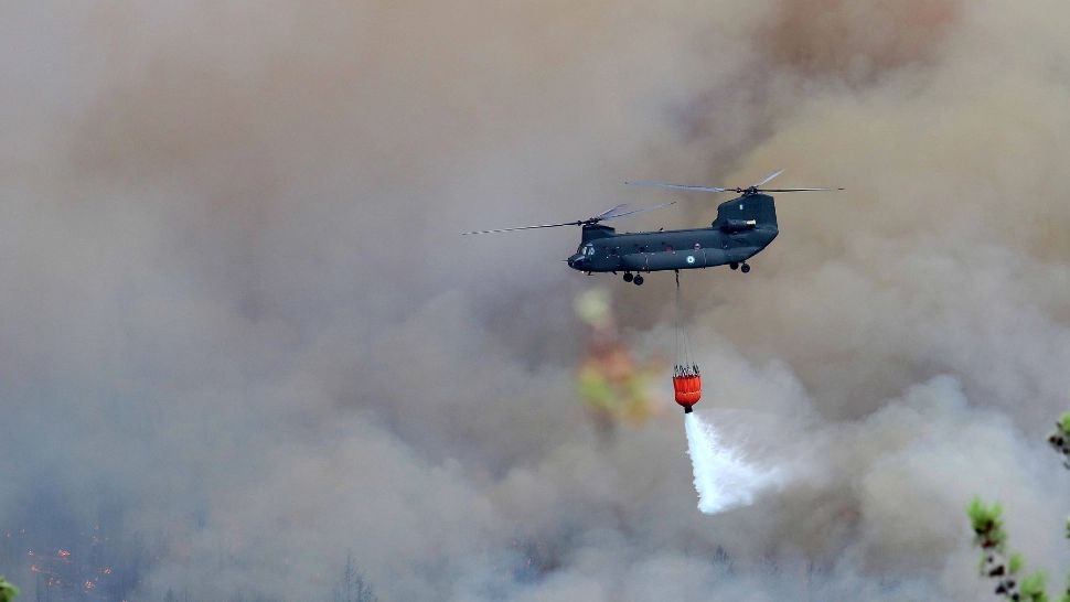 Panică pe insula Thassos, din Grecia: incendiu de vegetație violent