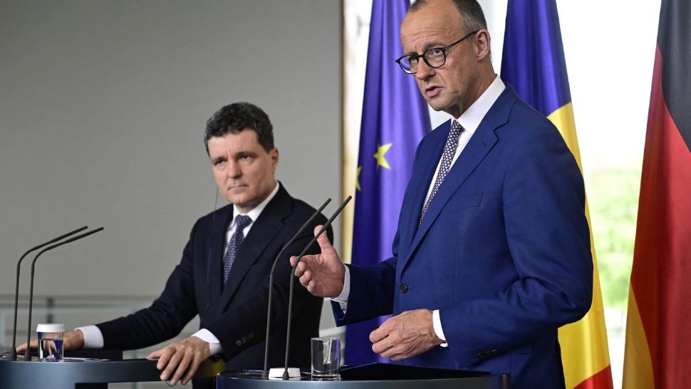 Nicușor Dan, întrevedere cu cancelarul Germaniei, Friedrich Merz. Ce au vorbit cei doi șefi de stat