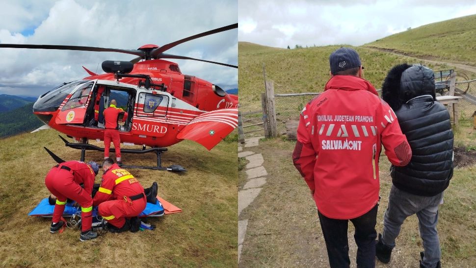  Incident grav în Azuga. Tânăr de 19 ani atacat de urs, după ce avrut să îl îndepărteze cu o petardă 