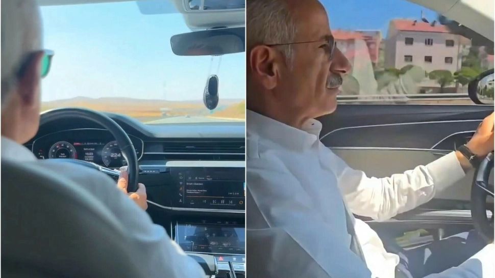 Ministrul Transporturilor din Turcia, amendat după ce s-a filmat conducând cu 225 km/h pe autostradă