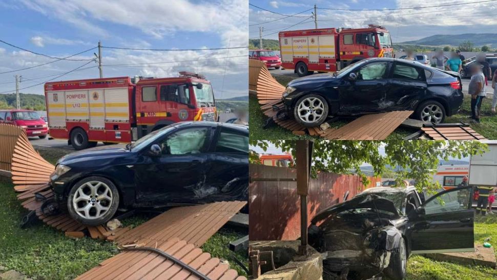 Accident grav în județul Neamț! Patru tineri și un minor de doi ani au fost răniți 