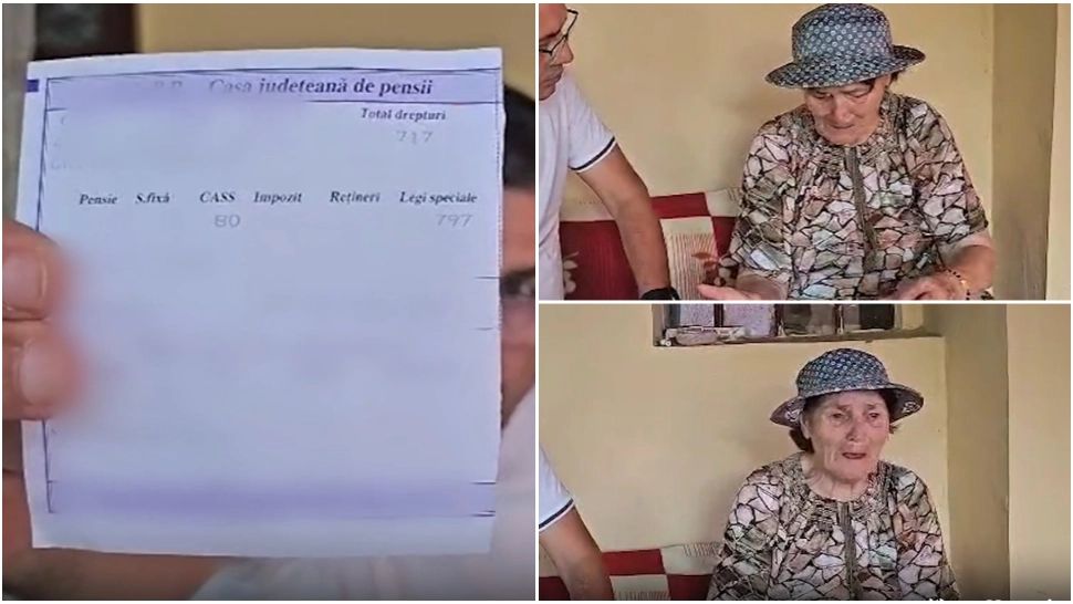Bătaie de joc, CASS plătit din pensia de doar 796 de lei! Pensionară cu ochii în lacrimi: ”Ei fură și mie îmi iau din pensie”