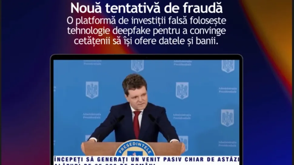 Escrocii se folosesc, mai nou, de imaginea lui Nicușor Dan pentru a „promite” câștiguri fabuloase. Avertisment de la DNSC