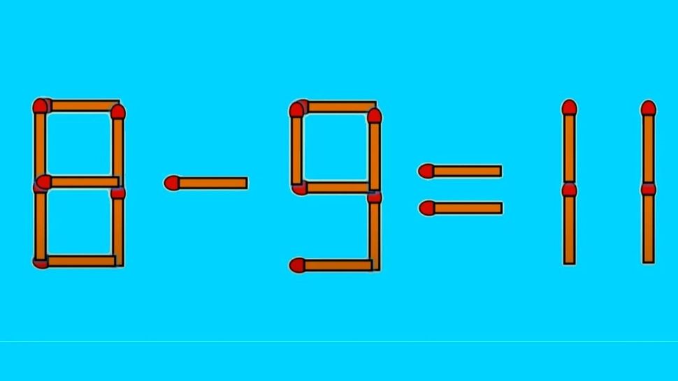 Testul IQ de miercuri! În cât timp poți corecta 8-9=11?