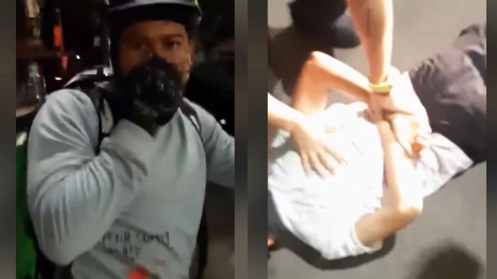 Un livrator a fost atacat pe stradă. Agresorul a fost prins de un polițist și s-a ales cu arest preventiv  