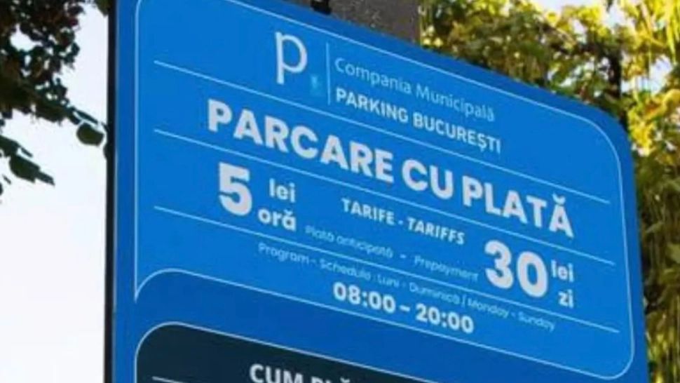 Final de drum pentru parcarea gratuită în București. Peste 80.000 de șoferi cu mașini electrice și hibrid vor plăti taxa de 5 lei pe oră