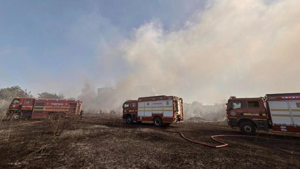 Incendiu de vegetație în Sectorul 6. A fost emis un mesaj Ro-Alert FOTO/VIDEO
