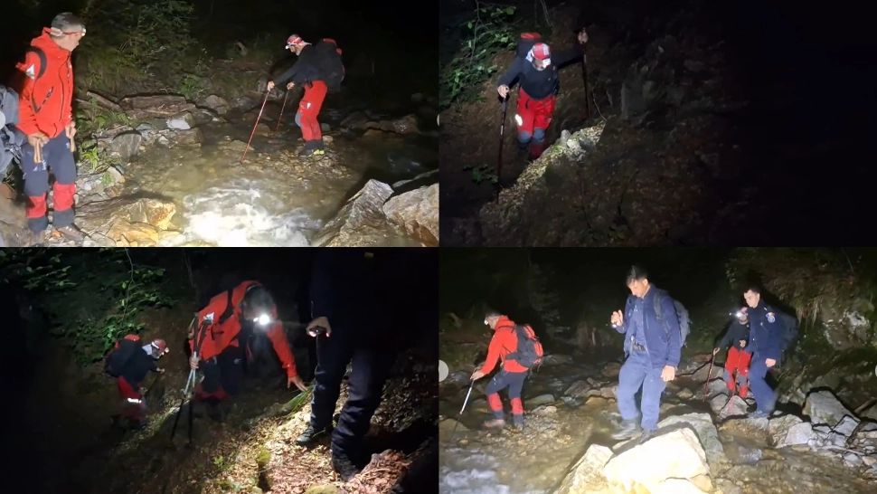 Operațiune de salvare în Munții Maramureșului. Trei cetățeni ucraineni au fost salvați după 12 ore de căutări 