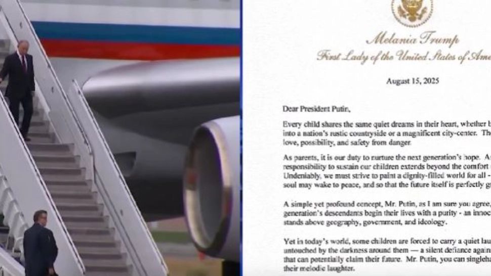 Trump a făcut publică scrisoarea Melaniei Trump către Putin