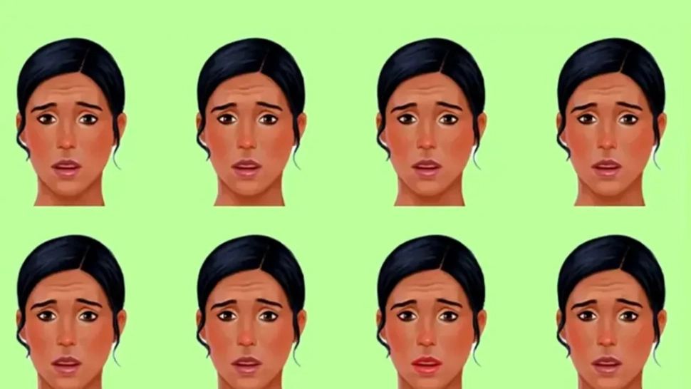 Test de atenție: poți identifica care este femeia diferită dintre cele opt?