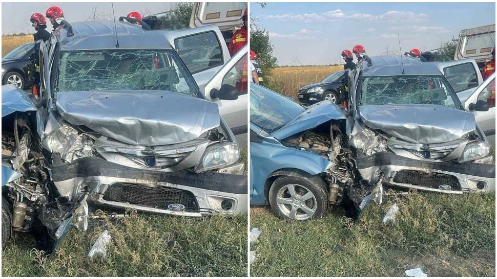  Accident rutier pe DN 1 A, în judeţul Dâmboviţa. Şapte persoane au fost transportate la spital