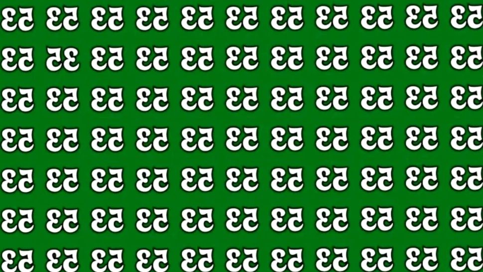 Test IQ pentru urmașii lui Einstein. Poți găsi numărul „33” inversat în mai puțin de 10 secunde?