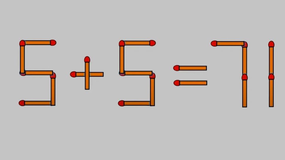 Test IQ pentru oamenii SMART: mută un singur chibrit ca să faci ecuația corectă