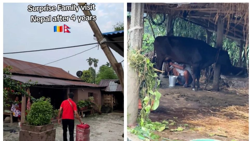 Reîntoarcerea acasă a unui nepalez care a muncit patru ani în România a emoționat internetul. Reacțiile românilor: „Și noi am trecut prin asta”