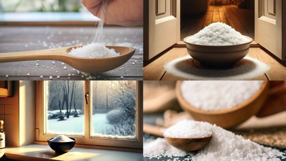 Motivul pentru care trebuie să pui un bol cu sare la fereastră iarna. Trucul secret care face minuni în sezonul rece