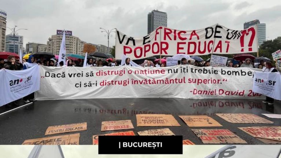 Studenții revin în stradă: protest masiv joi în fața Guvernului. Tinerii cer audiență la premierul Ilie Bolojan