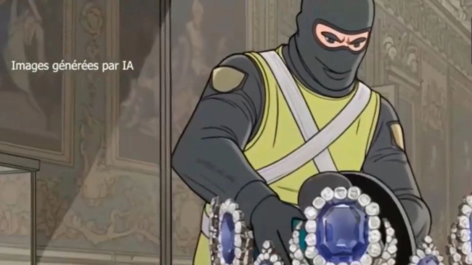 Jaful de la Luvru, reconstituit cu ajutorul inteligenței artificiale. Cum s-a derulat lovitura care a umilit Franța – VIDEO