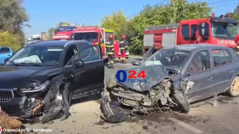 Carambol violent pe un drum național: două femei și un copil în stare gravă