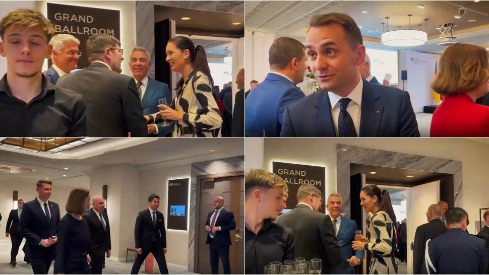 Fostul vicepremier șpăgar, la braț cu reziștii și Bolojan. Dragoș Anastasiu, reabilitat la recepții oficiale -VIDEO