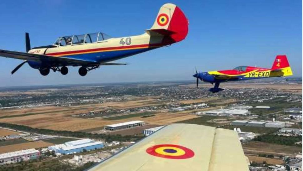 Incident aviatic, în România. Un avion a aterizat pe iarbă pentru că nu s-a deschis trenul de rulare VIDEO