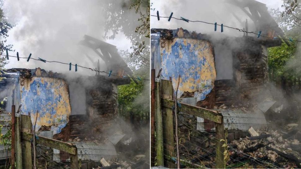  Incendiu de proporții într-o gospodărie din județul Vâlcea. O femeie de 59 de ani a fost găsită carbonizată