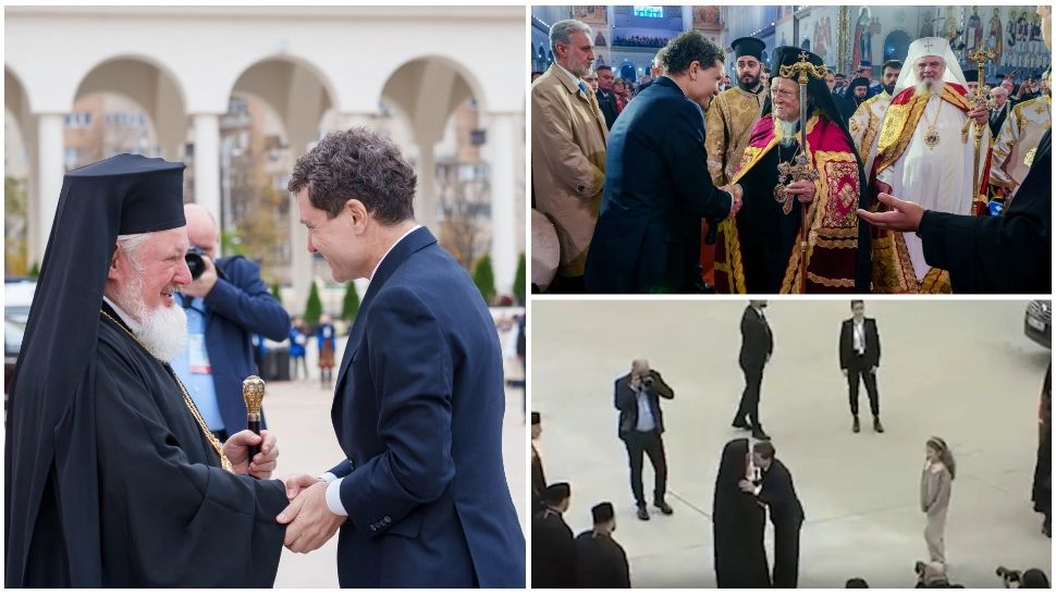 Gafele făcute de Nicușor Dan la slujba de la Catedrala Națională. Cum a încălcat protocolul bisericesc, se crede egalul înalților ierarhi - VIDEO