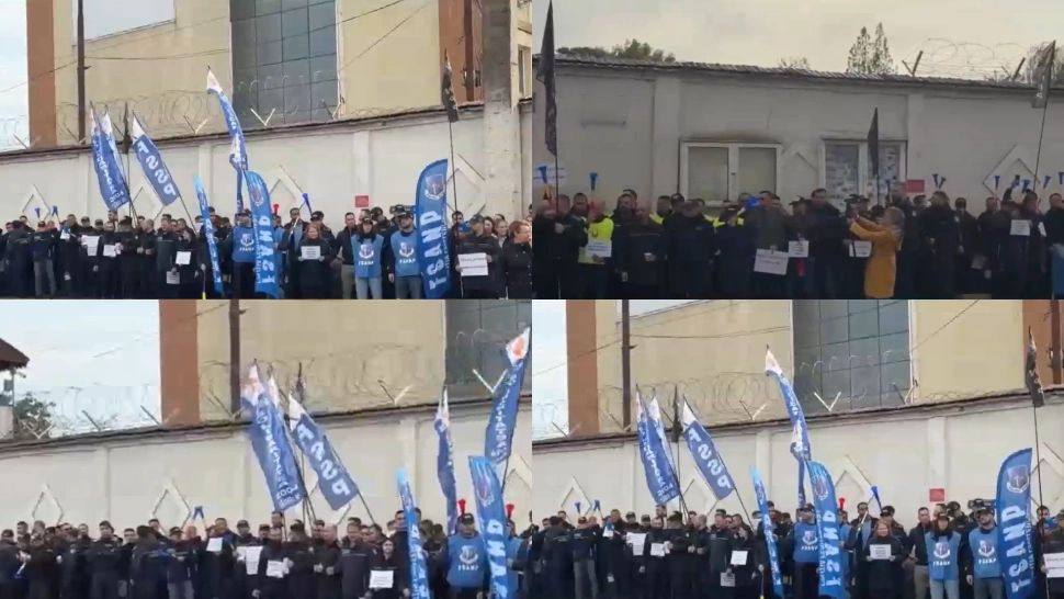 Reforma lui Bolojan închide un penitenciar. Protest masiv al polițiștilor din Craiova