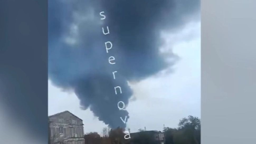 Incendiu URIAȘ la o rafinărie din Rusia. Atac masiv cu drone