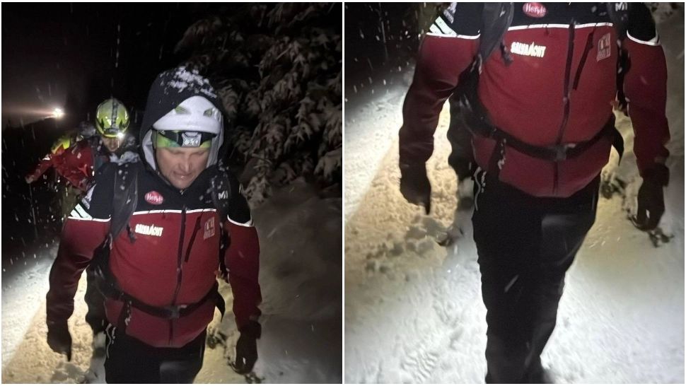 Intervenție dificilă în Munții Bucegi. Doi turiști s-au rătăcit din cauza stratului de zăpadă de peste 50 de centimetri