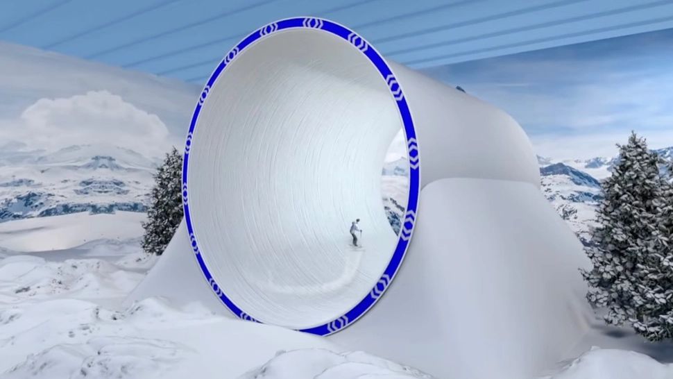 „Tunelul de zăpadă”, invenția care promite să aducă iarna în orice colț al lumii. Cum funcționează instalația uriașă care schimbă modul în care se va schia