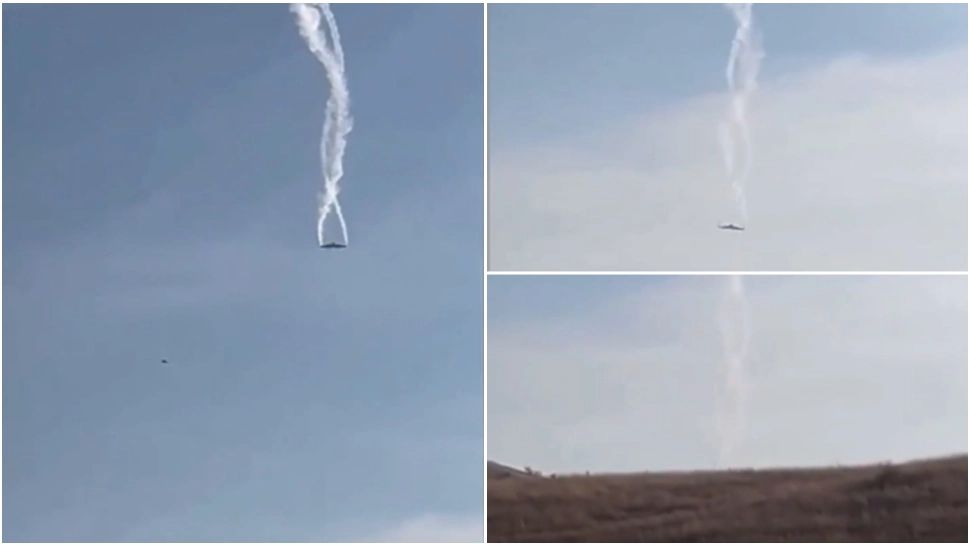 Un avion militar s-a prăbușit în apropierea graniței dintre Georgia și Azerbaidjan -VIDEO