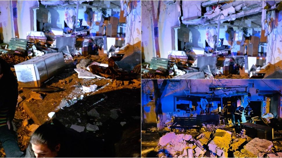  Explozie puternică într-un bloc din Buftea. Cinci persoane, între care și un minor, au fost rănite. Imobilul este în pericol de prăbușire - FOTO/VIDEO